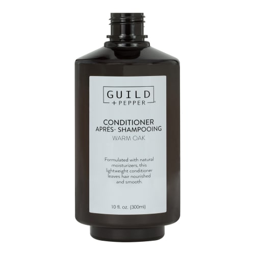 Guild+Pepper Conditioner Refillable Tamper-Proof Bottle, Empty, Pump Sold Separately, 10oz/300ml
